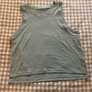 Lululemon tank in silver blue size 6